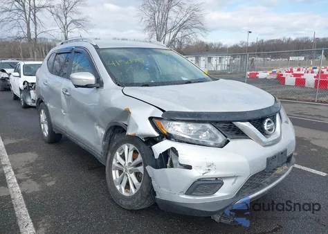 2015 Nissan Rogue Sv z USA, uszkodzony, nr VIN KNMAT2MV0FP517053